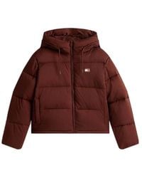 Tommy Hilfiger - Long-Sleeved Hooded Cotton Jacket - Lyst
