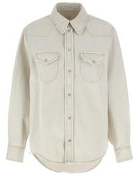 Bally - Long-Sleeved Denim Shirt - Lyst