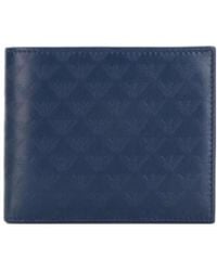 Emporio Armani - Logo Details Wallet - Lyst