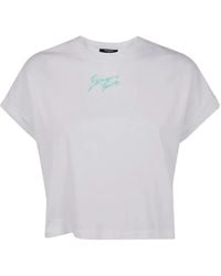 Balmain - Short Sleeves Paris" Cropped T-Shirt - Lyst