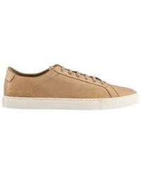Common Projects - Round Toe Lace-Up Sneakers - Lyst