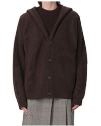 Dondup - Hooded Knit Cardigan - Lyst