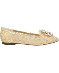 Dolce & Gabbana - Round Toe Slippers - Lyst