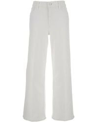 FRAME - Le Slim Palazzo Trousers - Lyst