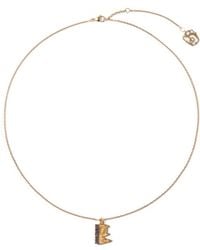 Burberry - London Skyline Charm Necklace - Lyst