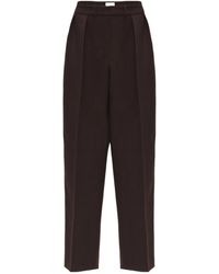 Magda Butrym - Straight-Leg Wool Blend Trousers - Lyst