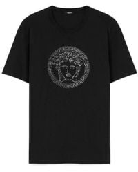 Versace - Logo-Embellished Crewneck T-Shirt - Lyst