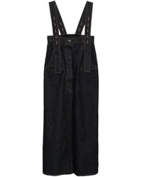 Uma Wang - Denim Overalls Skirt - Lyst