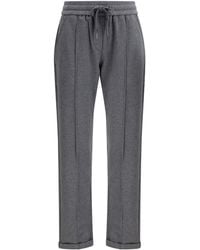 Brunello Cucinelli - Drawstring Trousers - Lyst