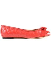 Ferragamo - Bow Tie Ballet Shoes - Lyst