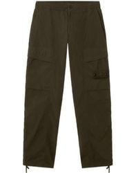 Stone Island - Loose-Fit Cargo Trousers With Snap Pockets - Lyst