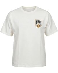 Rhude - Logo Printed Crewneck T-Shirt - Lyst