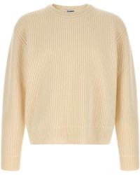 Jil Sander - Fisherman Rib-Knitted Crewneck Jumper - Lyst