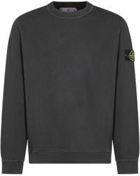 Stone Island - Logo Patch Sweatshirt - Lyst