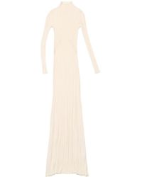 Jacquemus - Lenzuolo Pleated Long Dress - Lyst