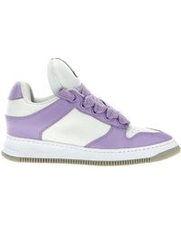 Maison Mihara Yasuhiro - Rosy Pointed-Toe Lace-Up Puffer Sneakers - Lyst