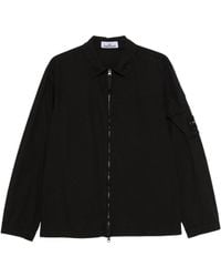 Stone Island - Long Sleeved Zipped Jacket - Lyst