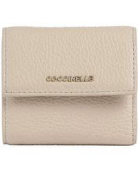 Coccinelle - Logo Lettering Tri-Fold Wallet - Lyst
