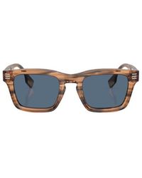Burberry - Sunglasses With Rectangular Frames - Lyst