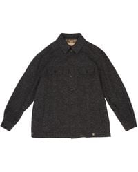 Valentino - Vlogo Plaque Button-Up Jacket - Lyst
