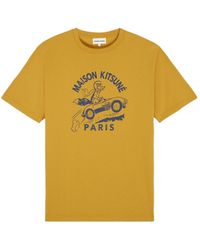 Maison Kitsuné - Short-Sleeved T-Shirt - Lyst