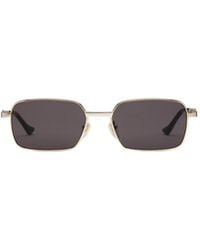 Gucci - Eyewear Rectangular Frame Sunglasses - Lyst