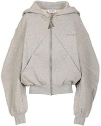 The Attico - Fleece Hoodie Sweatshirts - Lyst