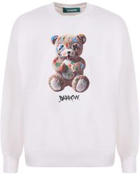 Barrow - Teddy-Bear Print Sweatshirt - Lyst