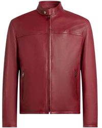 Etro - Nappa Leather Jacket With Zip - Lyst
