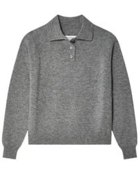 Maison Margiela - Fine-Knit Polo Shirt - Lyst