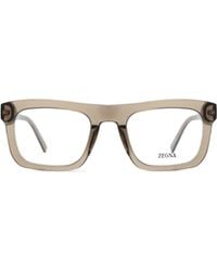 ZEGNA - Square Frame Glasses - Lyst