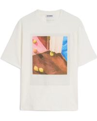 Jil Sander - Graphic Print T-Shirt - Lyst