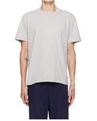 Tekla - Crew Neck T-Shirt - Lyst