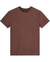 A.P.C. - Crew-Neck T-Shirt - Lyst