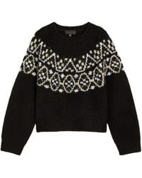 Nili Lotan - Fair Isle Pattern Sweater - Lyst
