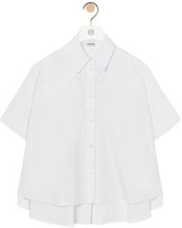 Loewe - Short-Sleeved Trapeze Shirt - Lyst