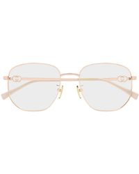 Gucci - Eyewear Geometric Frame Glasses - Lyst