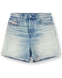 DIESEL - De-Jiro Denim Shorts - Lyst
