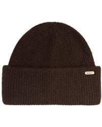 Barbour - Ribbed Knit Beanie - Lyst