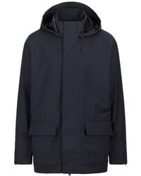 K-Way - Hooded Utility Coat - Lyst