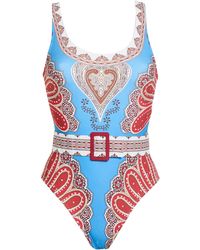 FARM Rio - Printed One-Piece Swimsuits - Lyst