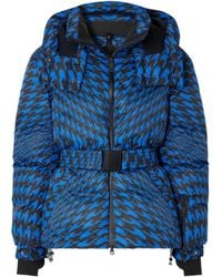 Perfect Moment - Belted Quilted Printed Down Ski Jacket - Lyst