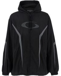 Balenciaga - 'Tracksuit Loop Sports Icon Ampia' Jacket - Lyst