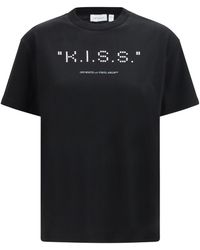 Off-White c/o Virgil Abloh - Kiss Quote Crewneck T-Shirt - Lyst