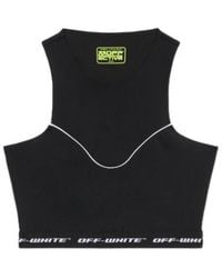 Off-White c/o Virgil Abloh - Logoband Crop Top - Lyst