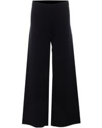Roberto Collina - Elasticated Wide-Leg Pants - Lyst