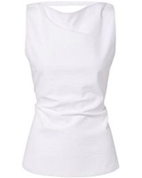 Rohe - Draped Cotton-Blend Top - Lyst