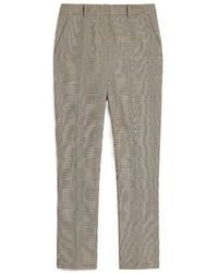 Sportmax - Check Straight Casual Pants - Lyst