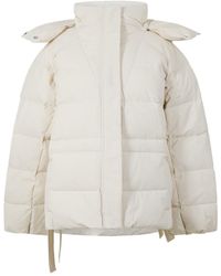 Ganni - Hooded Down Jacket - Lyst