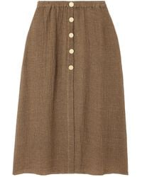 LeKasha - Hays Organic Linen-Gauze Maxi Skirt - Lyst